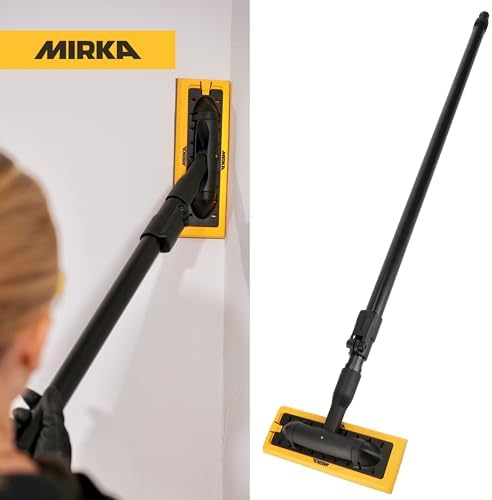 Mirka DecoSander Manual Pole Sander Kit 3 x 9 and 9, For Wall and Ceiling