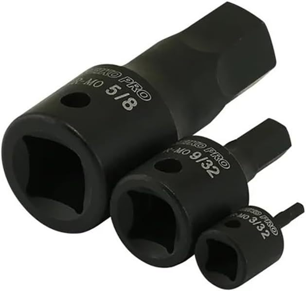 NEIKO 01142B Allen Bit Socket Set | 14 Piece | SAE | 3/32” to 3/4" | 1/4", 3/8” and 1/2" Drive | Cr-Mo Impact Grade