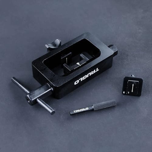 TRUGLO Portable and Durable Steel Rear and Front Sight Installation and Removal Tool for Glocks with Mounted Sights for Hunting, Black (2 Pack)