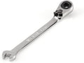 TEKTON 1/4 Inch Reversible Ratcheting Combination Wrench | WRC23306 | 12-Point, Satin Chrome Finish