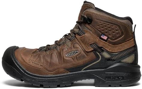 KEEN Utility Men's Targhee IV Waterproof Work Boot (Carbon Toe)