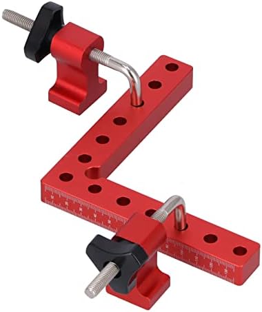 Woodworking, 90° Positioning Square, Durable Device for Accurate Right Angle Measurement for Boxes, Photo Frame, Aluminium Alloy (140 mm)
