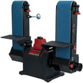 BUCKTOOL Dual Belt Sander for Knife Sharpening,4x36" Belts,1HP,2160FPM