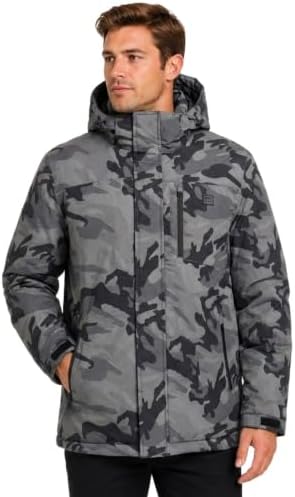 Billabong Ski Jacket Men - Waterproof Shell, Hooded Warm Winter Snow Coat