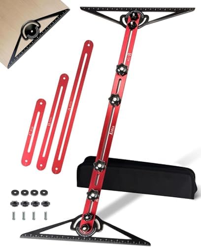 TANYO Stair Tread Template Tool, 8" to 60" Adjustable, Dual Nut Locking