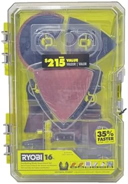 Ryobi 18-Volt Multi-Tool with 16-Piece Oscillating Multi-Tool Blade Set