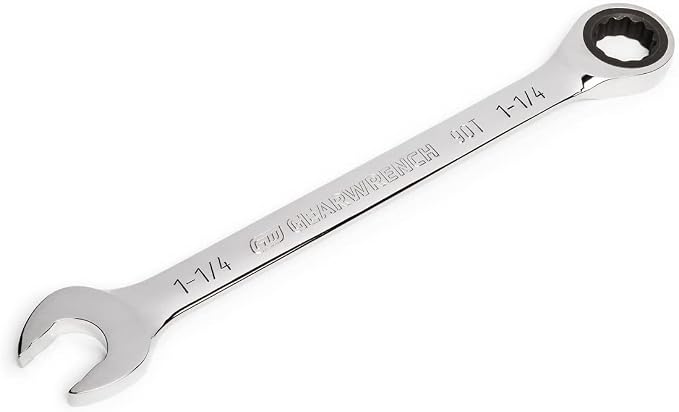 GEARWRENCH 1-1/4" 4 Degree Swing Arch 12 Point Ratcheting Combination Wrench - 86956 (Pack of 10)
