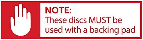 Mercer Industries 300016-4" x 5/8" Aluminum Oxide Resin Fiber Discs, 16 Grit (25 pack)