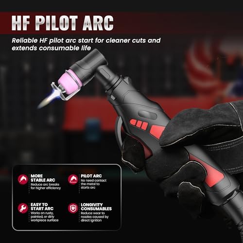 50A Plasma Cutter Machine, Pilot Arc, IGBT 110V/220V Dual Voltage