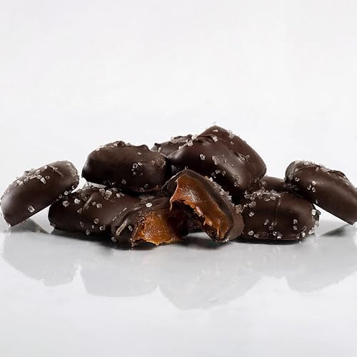 Sanders Dark Chocolate Sea Salt Caramel Mini Bites, 3.75 oz, Resealable Bag
