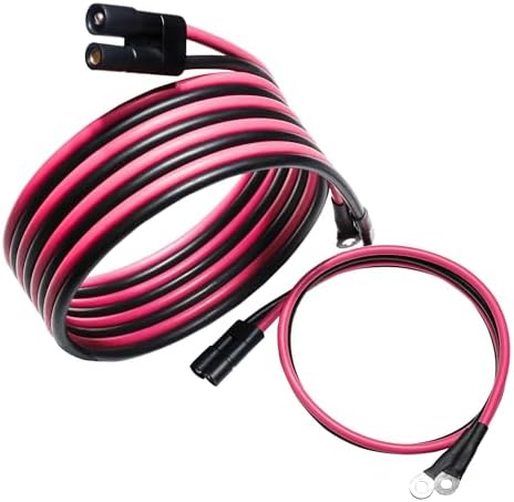 Fit for Snow Plow Power Ground Wire Kit for Boss Snow Plow Side - HYD01690 and HYD01684, Compatible with Boss Snow Plow Parts, 6AWG Efficient and Durable Truck Plow Side Repair Kit