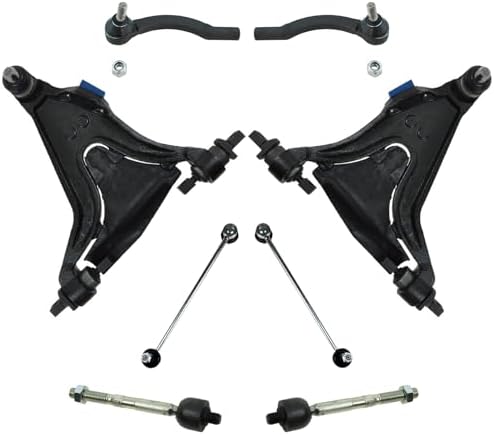 TRQ Front Steering & Suspension Kit Control Arm with Ball Joint Sway Bar