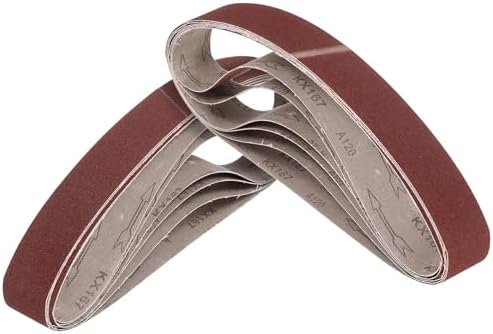 10 Pcs Sanding Belts, 1 x 18 Inch 40/60/100/180/320 Grit