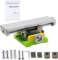 Multifunction Mini Compound Bench, X-Y Axis Cross Slide Table, Adjustable Precision Worktable for Drill Press Milling Machine, DIY Drilling Milling Workstation