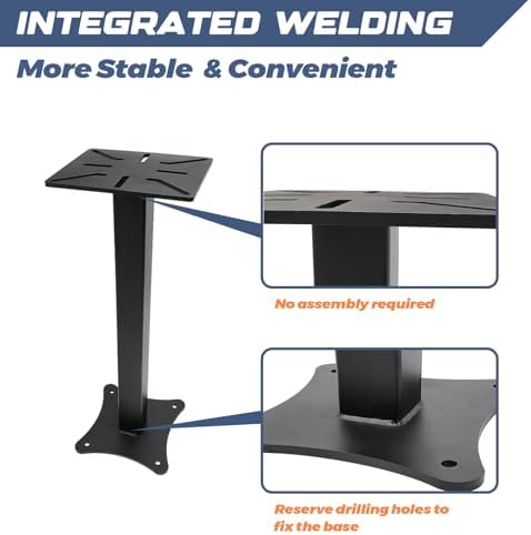 Heavy Duty Bench Grinder Stand Mount Vise and Grinder, Grinder Stand Suitable for Grinders, Vises, Drill Press, etc