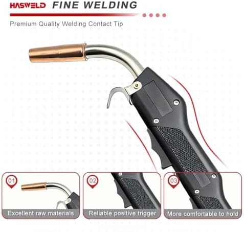 15ft Heavy-duty Mig Welding Gun 400A Replacement Tweco #4 for Lincoln LN-7 LN-8 LN-9 LN-25 LN-25PRO LF-72, LF-74 LN415 LN742 SYNERGIC 7 Power 25M Wire Feeder SP150 & SP200 SP-150 & SP-200 Welder