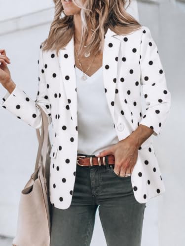 Cicy Bell Womens Casual Blazers Long Sleeve Work Office Suit Jackets Blazer