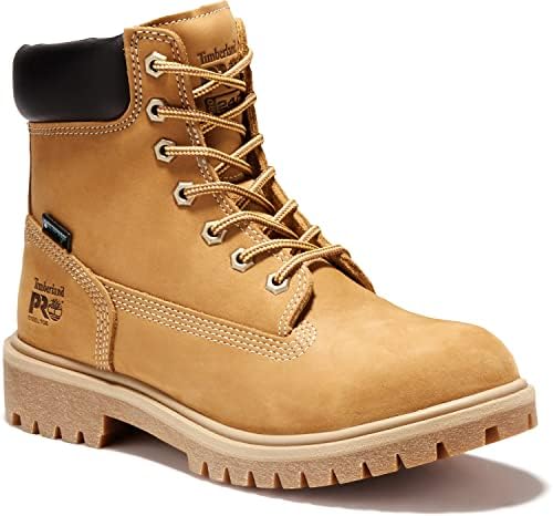 Timberland PRO Women’s Direct Attach 6 Inch Steel Safety Toe Insulated Waterproof Industrial Work Boot