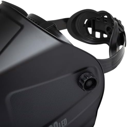 Eastwood L6700 MIG TIG Welding Helmet Matte Black with LED Light