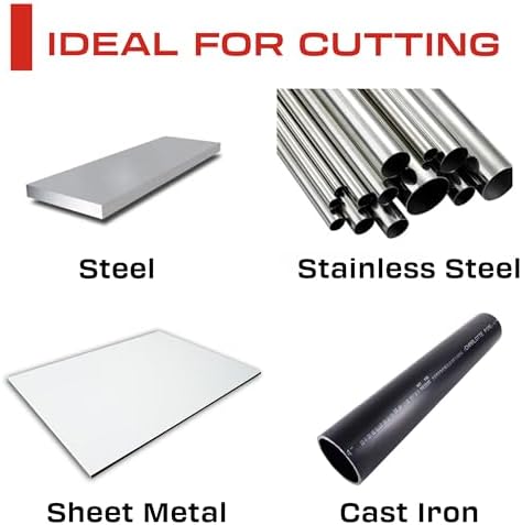 14 Inch Cut Off Wheel 10 Pack - Precision Smooth Cutting - Abrasive Chop Saw Blades - Aluminum Oxide - Metal Cutting Wheel - Chop Saw Wheel - Cut Off Disc - Chop Saw - 14" x 3/32" x 1”