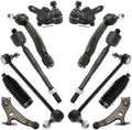 TRQ Front Steering and Suspension Kit Tie Rods Control Arms Ball Joints