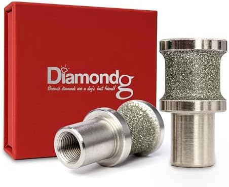 Diamondg Dog Nail Grinder Bits - Diamond-Coated, 60 Grit Body, 1pack, Large