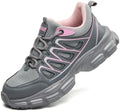 Hogent Steel Toe Shoes for Men Women - Non Slip & Lightweight Work Shoes