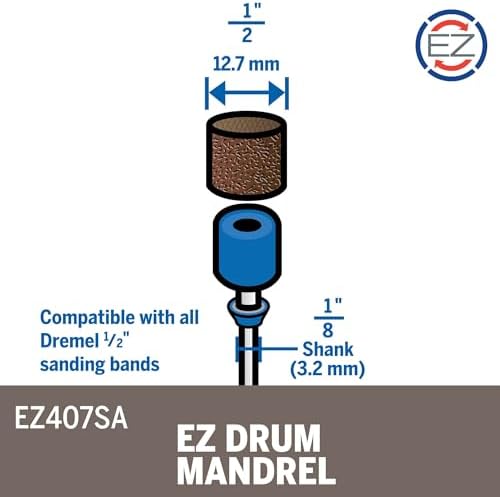 Dremel EZ406-02 EZ-Lock Starter Kit, 1 1/2-Inch Wheel Diameter, 5-Piece Fiberglass Reinforced Cut-Off Wheels and EZ402 Mandrel, Rotary Tool Cutting Disc Accessories, Pack of 2