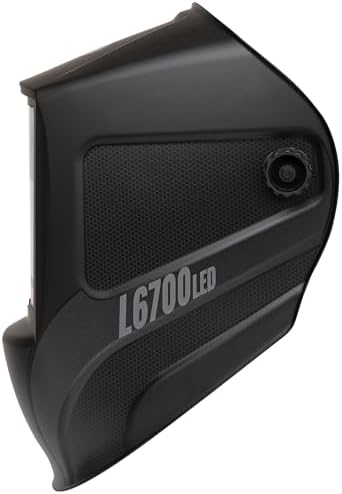 Eastwood L6700 MIG TIG Welding Helmet Matte Black with LED Light