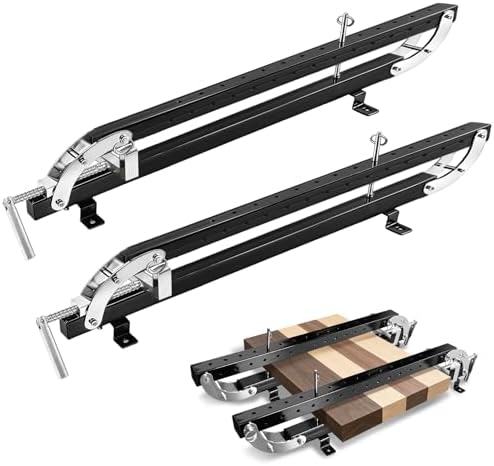 24 In Panel Clamps 2 Pack, 4-Way Pressure Steel Parallel Clamps
