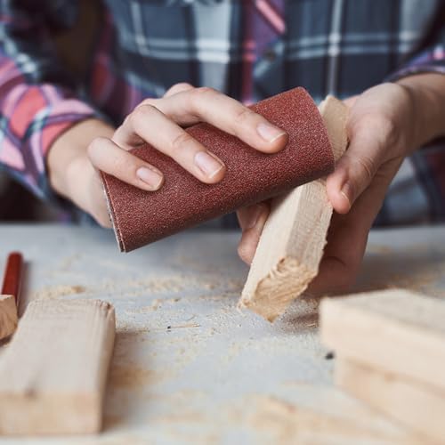 60 Grit Abrasive Sandpaper Roll 3''x 200 ft Drum Sander Sand Paper Roll Emery Cloth Rolls for Drum Sander Continuous Paper Wood Automotive Polishing