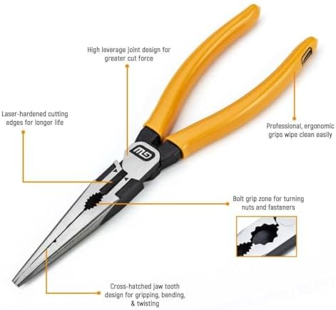 GEARWRENCH 4 Piece Dipped Mixed Material Plier Set - 82203-06