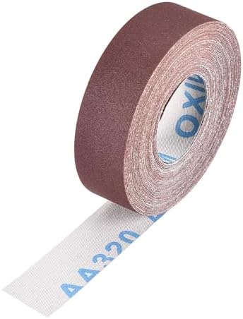 Sandpaper Roll 1Inch 30FT 320Grit Aluminum Oxide Emery Cloth Roll