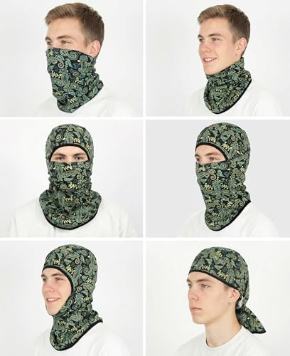 BOCOMAL FR Balaclava with Face Mask Flame Resistant 5.5oz Lightweight 100%C