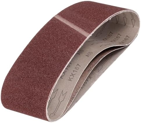 HARFINGTON 6 x 48 Inch Sanding Belts, 3 Pcs 60 Grits Aluminum Oxide