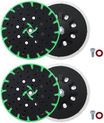 2 Pack 202458 6" Back-up Soft Sanding Pad 17/48-Hole Sanding Pad Discs