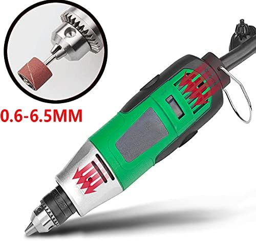 260W Rotary Tool Power Die Electric Multi-function Grinder Carver Set, Stepless Variable Speed Adjustment, 31000RPM, Lightweight