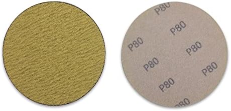 BHA 5" No Hole Hook & Loop Sanding Discs for DA Sander, 600 Grit - 100 Pack