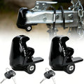 Trailer Hitch Lock 2-Pack for 1-7/8",2",2-5/16" Couplers, Heavy Duty,Black