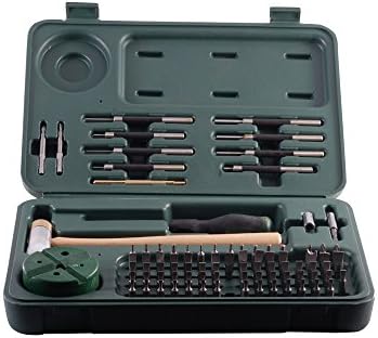 Weaver Deluxe Gunsmith Tool Kit – 88 Piece – Scope Mounting and Firearm Maintenance –Green