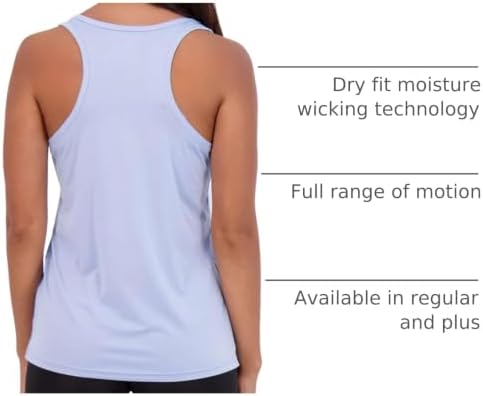 5 Pack Women's Dry Fit Tank Tops Sleeveless Athletic Workout Gym Yoga