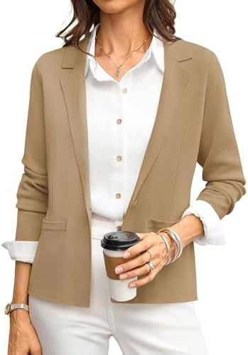 GRACE KARIN Womens Sweater Blazer Jackets Business Casual Work Cardigan