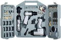 VEVOR 50 Pieces Pro Air Tool and Accessories Kit - 1/2" Air Impact Wrench, 3/8" Ratchet Wrench, 4500BPM Hammer, Blow Gun & Full Accessories for Auto Repairs, Home DIY Projects - with Storage Case