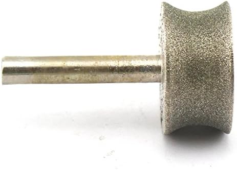 ILOVETOOL Diamond Mounted Point 35mm CONCAVE Cylinder Head Jade Carving Tools