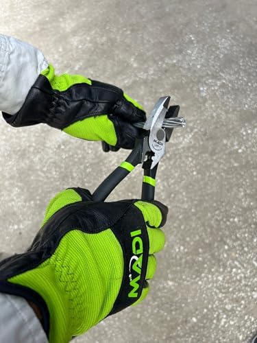 MADI 9" High Leverage Lineman Pliers with Built-in Crimper and Dual Gripping Surfaces - Versatile Power Tool for Utility and Electrical Professionals | LMP-1