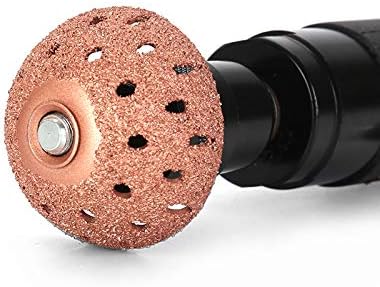 Pneumatic Tire Buffer Full Kit, Air Tire Grinder with Tire Patch Roller and Tire Scraper