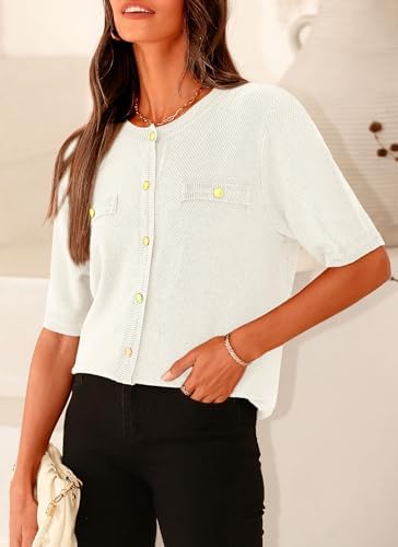 PRETTYGARDEN Women's Summer Casual Button Down Shirts