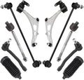 TRQ Front Steering and Suspension Kit Tie Rods Control Arms Ball Joints