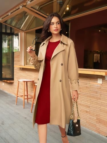 GRACE KARIN Women's Cap Sleeve Bodycon Work Business Office Midi Dress