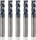 5/16" 4 Flute Roughing End Mill AlTiN Coated Carbide, 5Pcs